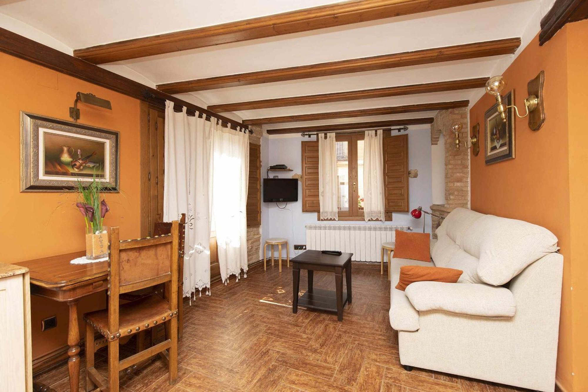 Hotel Apartamentos Melihah Daroca Bagian luar foto